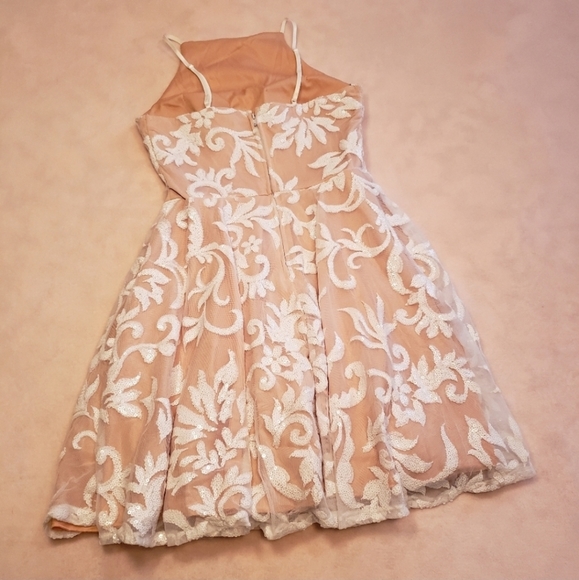 Jodi Kristopher Spaghetti Strap Sequined Dress 5 - Picture 3 of 7